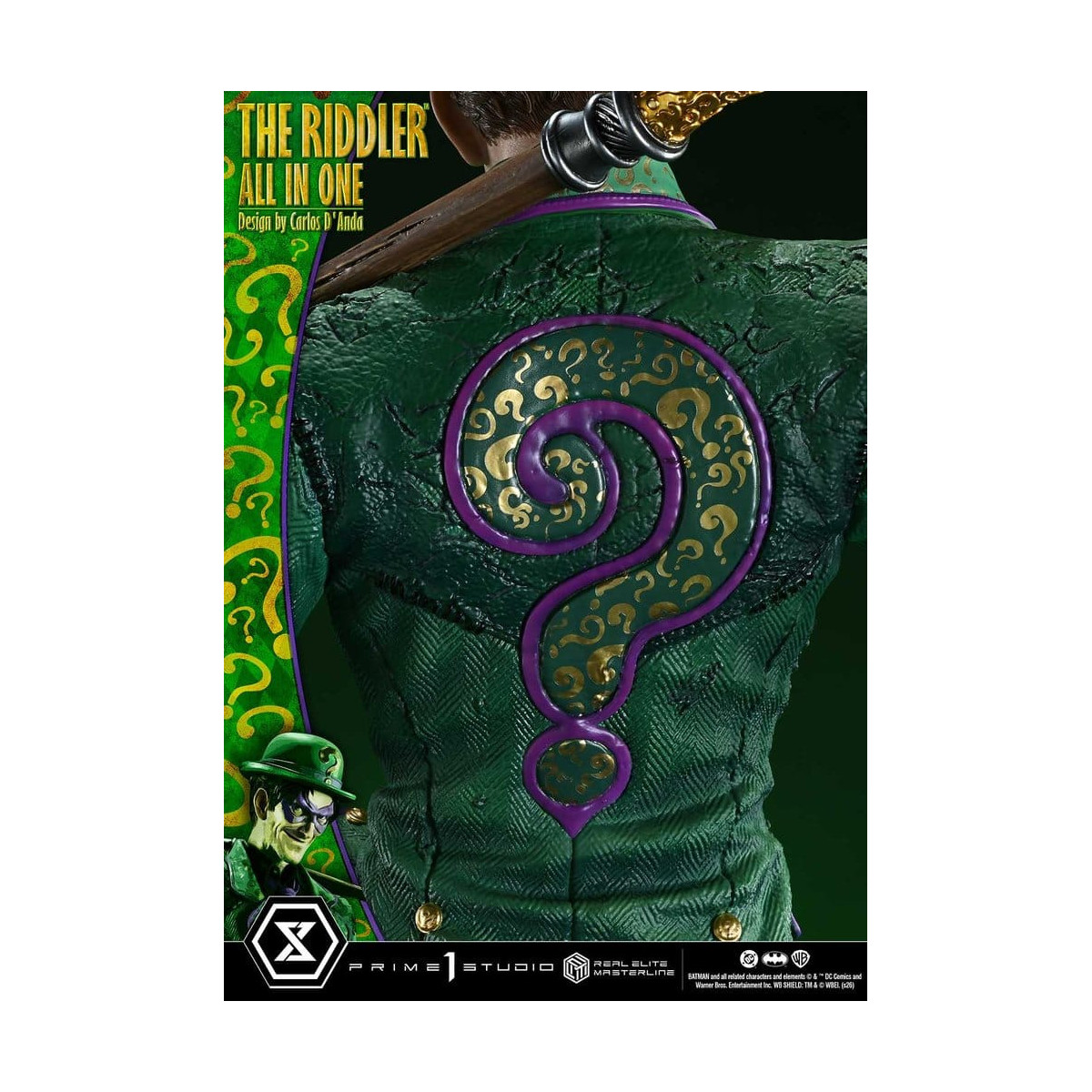 Prime 1 Studio - The Riddler All In One (Diseño de Carlos D'Anda) - Real Elite Masterline Serie 1/3