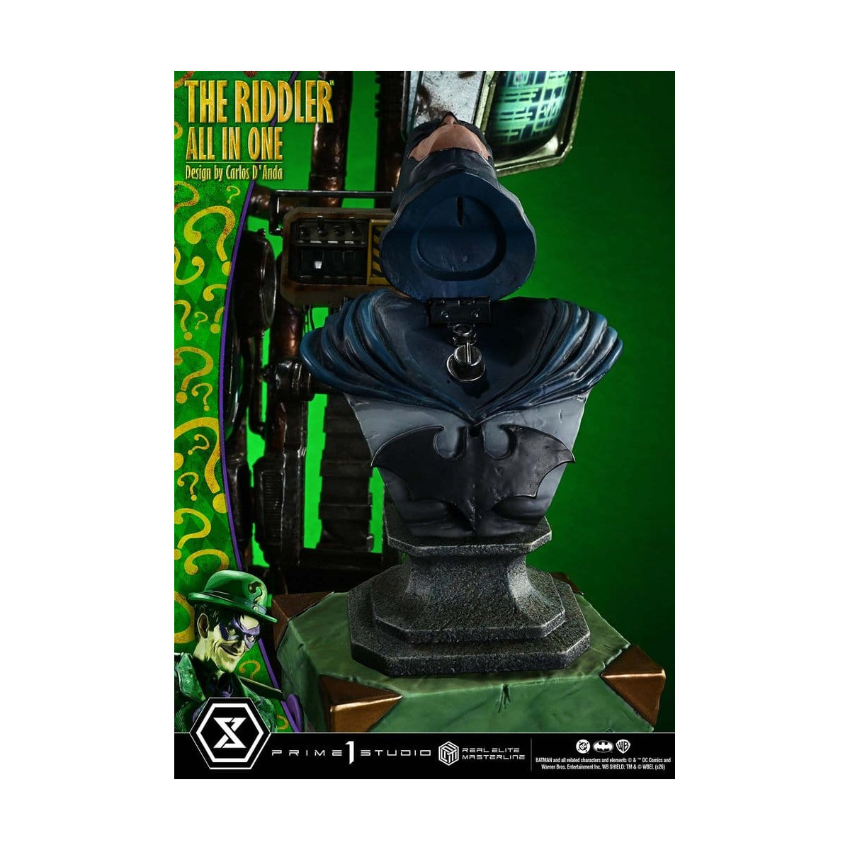 Prime 1 Studio - The Riddler All In One (Diseño de Carlos D'Anda) - Real Elite Masterline Serie 1/3