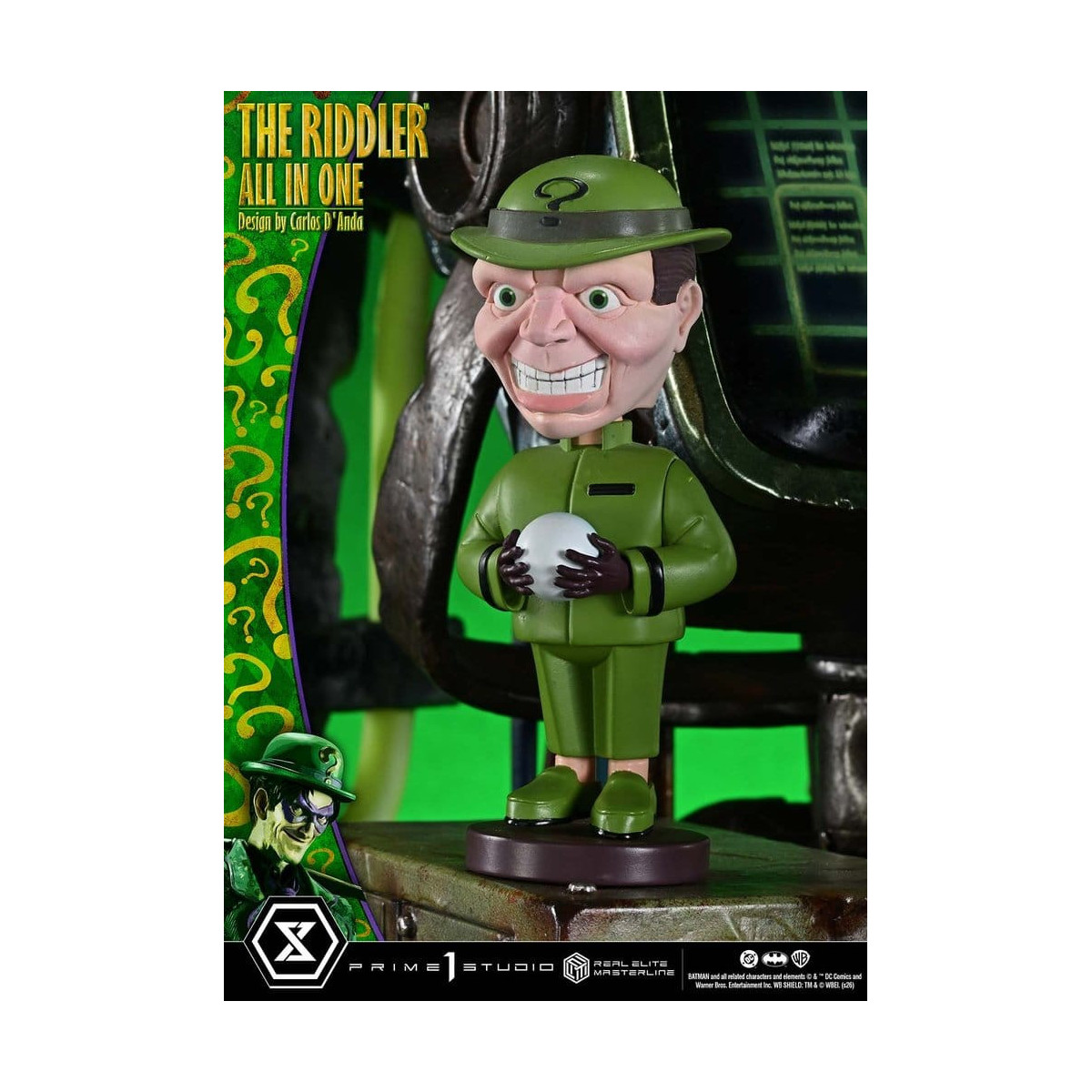 Prime 1 Studio - The Riddler All In One (Diseño de Carlos D'Anda) - Real Elite Masterline Serie 1/3