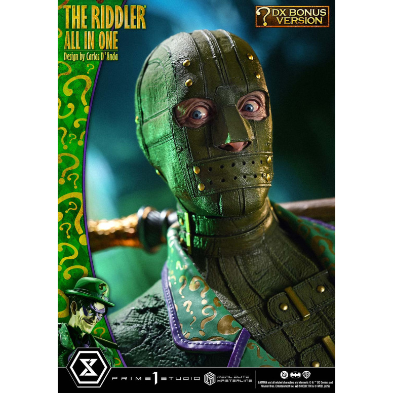 Prime 1 Studio - The Riddler All In One (Diseño de Carlos D'Anda) Versión DX Bonus - Real Elite Masterline Series 1/3