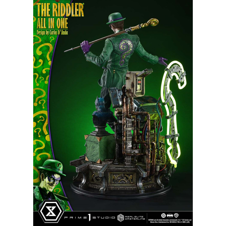 Prime 1 Studio - The Riddler All In One (Diseño de Carlos D'Anda) Versión DX Bonus - Real Elite Masterline Series 1/3