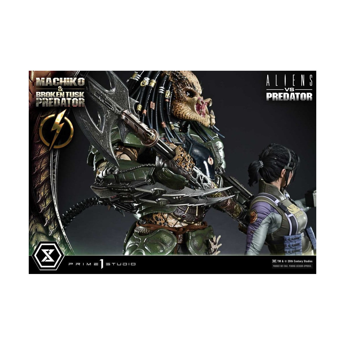Prime 1 Studio - Aliens vs. Predator (cómic) - Machiko y Broken Tusk, serie Ultimate Premium Masterline, 1/4