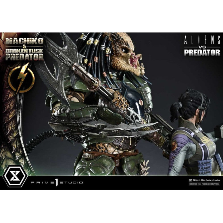 Prime 1 Studio - Aliens vs. Predator (cómic) - Machiko y Broken Tusk, serie Ultimate Premium Masterline, 1/4