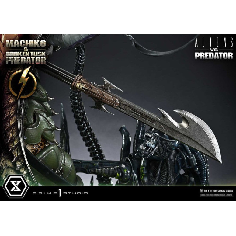 Prime 1 Studio - Aliens vs. Predator (cómic) - Machiko y Broken Tusk, serie Ultimate Premium Masterline, 1/4