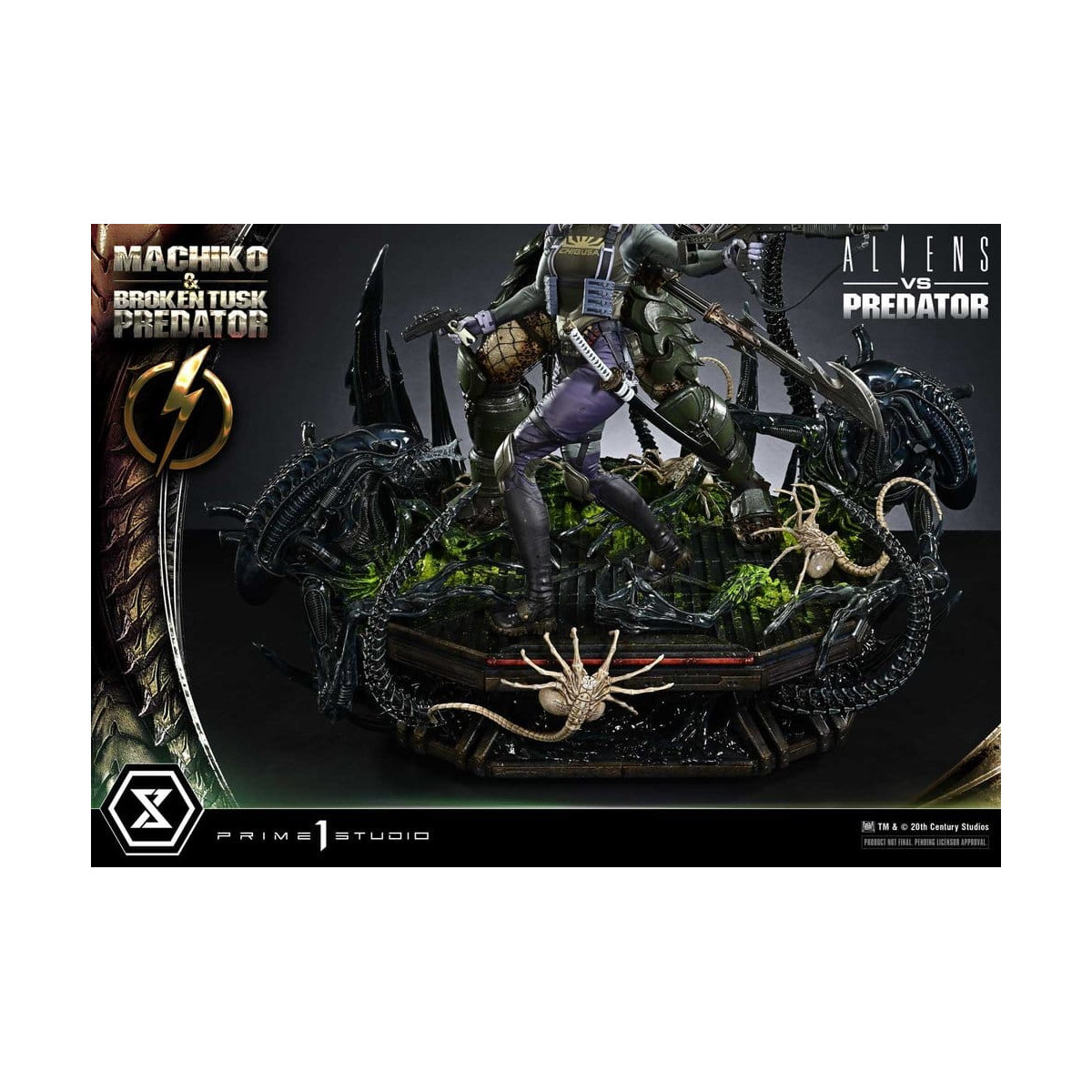Prime 1 Studio - Aliens vs. Predator (cómic) - Machiko y Broken Tusk, serie Ultimate Premium Masterline, 1/4