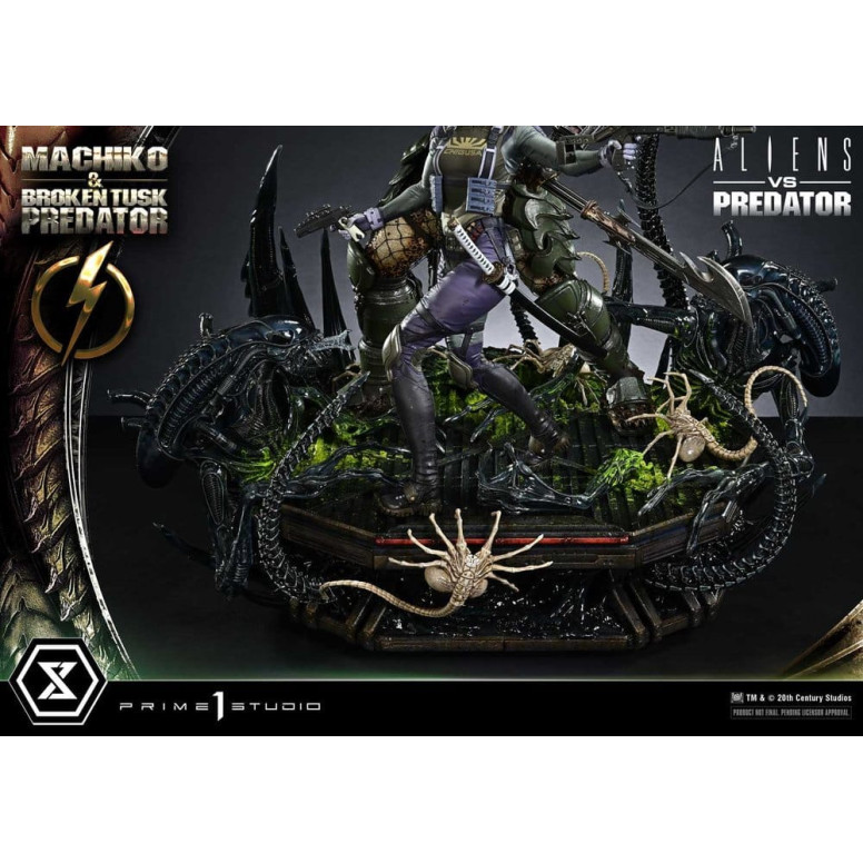Prime 1 Studio - Aliens vs. Predator (cómic) - Machiko y Broken Tusk, serie Ultimate Premium Masterline, 1/4
