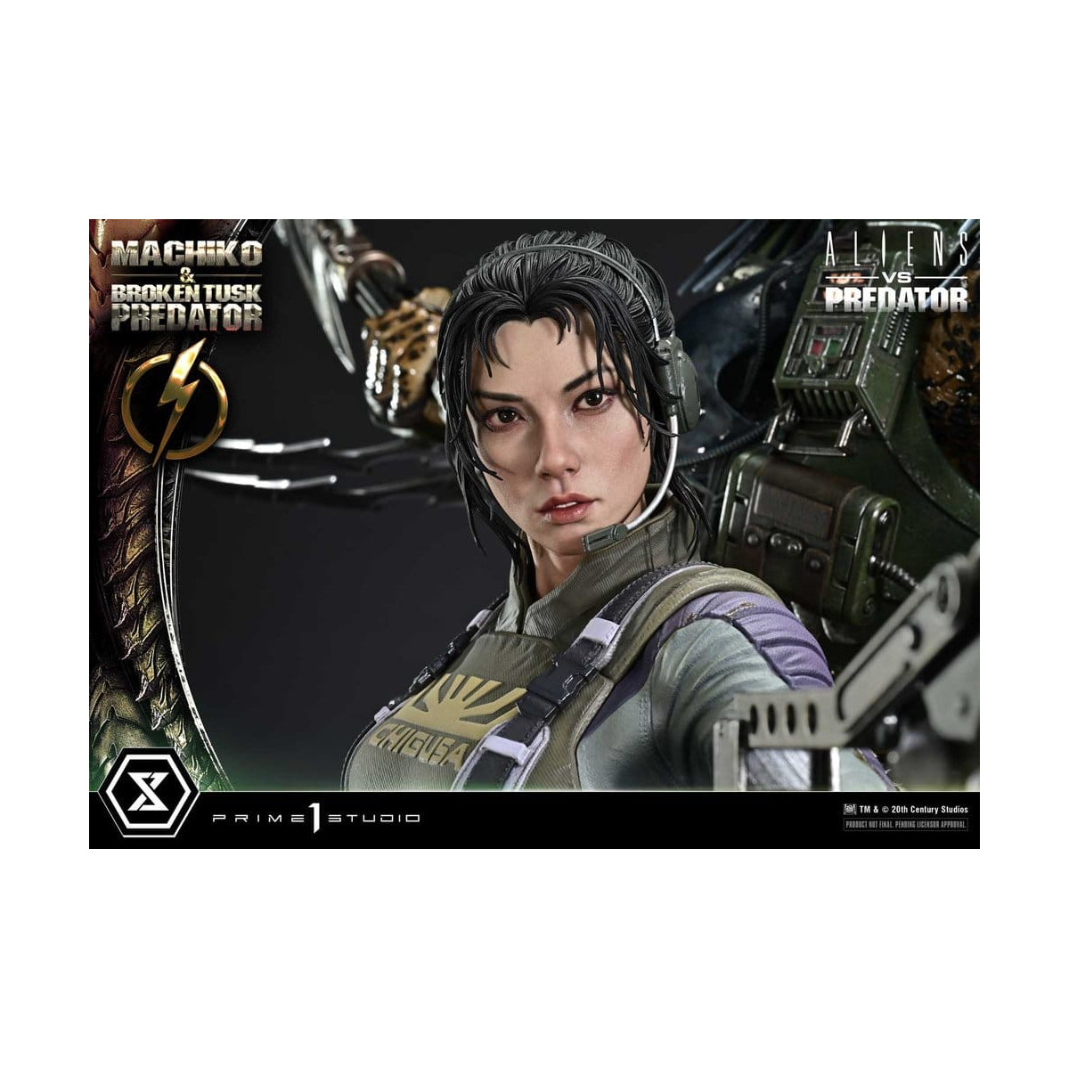 Prime 1 Studio - Aliens vs. Predator (cómic) - Machiko y Broken Tusk, serie Ultimate Premium Masterline, 1/4