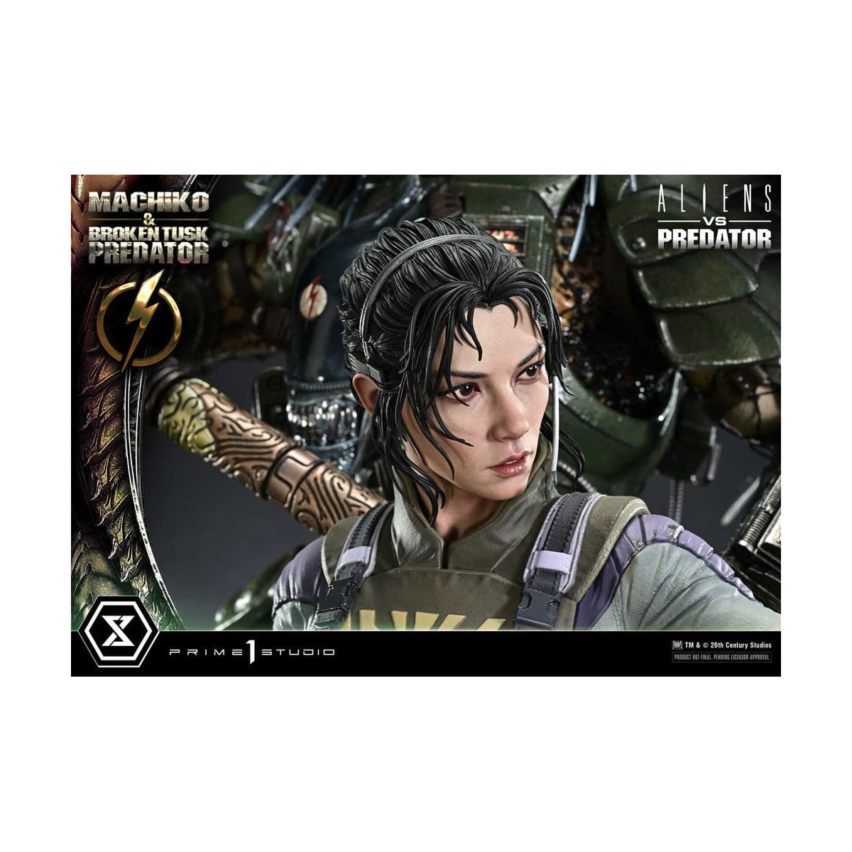 Prime 1 Studio - Aliens vs. Predator (cómic) - Machiko y Broken Tusk, serie Ultimate Premium Masterline, 1/4