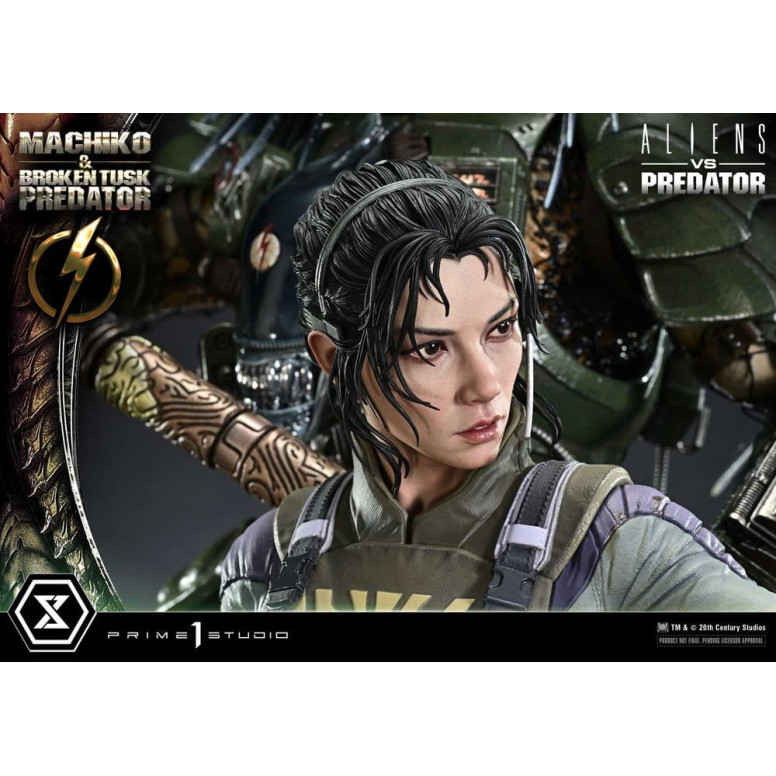 Prime 1 Studio - Aliens vs. Predator (cómic) - Machiko y Broken Tusk, serie Ultimate Premium Masterline, 1/4
