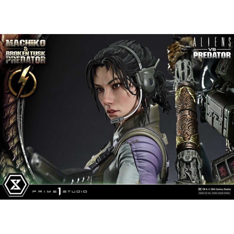 Prime 1 Studio - Aliens vs. Predator (cómic) - Machiko y Broken Tusk, serie Ultimate Premium Masterline, 1/4