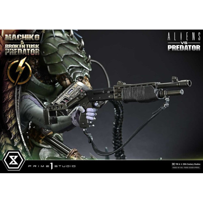 Prime 1 Studio - Aliens vs. Predator (cómic) - Machiko y Broken Tusk, serie Ultimate Premium Masterline, 1/4