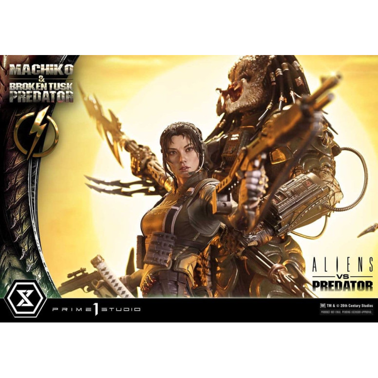 Prime 1 Studio - Aliens vs. Predator (cómic) - Machiko y Broken Tusk, serie Ultimate Premium Masterline, 1/4