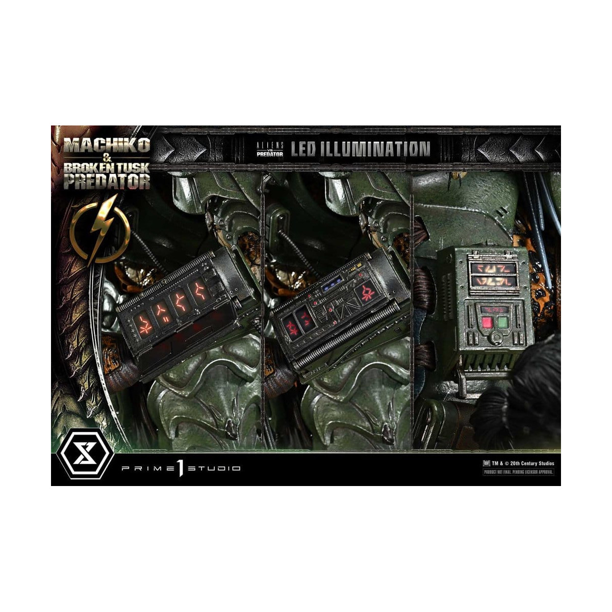Prime 1 Studio - Aliens vs. Predator (cómic) - Machiko y Broken Tusk, serie Ultimate Premium Masterline, 1/4