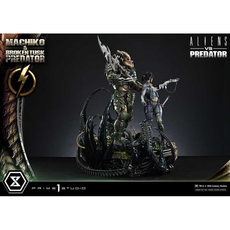 Prime 1 Studio - Aliens vs. Predator (cómic) - Machiko y Broken Tusk, serie Ultimate Premium Masterline, 1/4