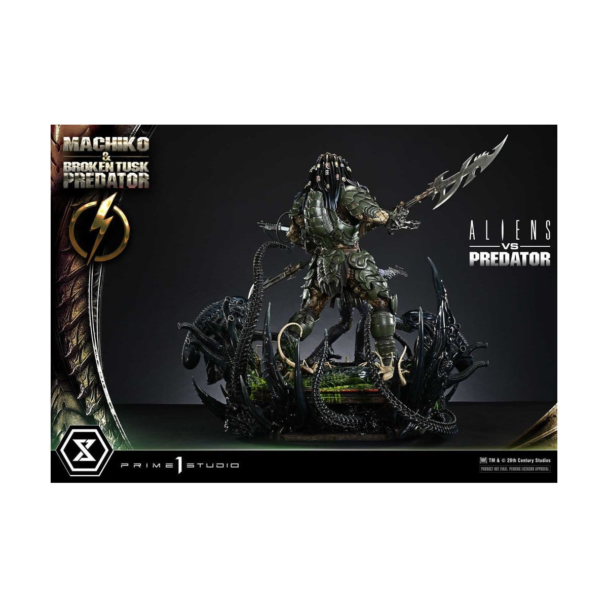 Prime 1 Studio - Aliens vs. Predator (cómic) - Machiko y Broken Tusk, serie Ultimate Premium Masterline, 1/4