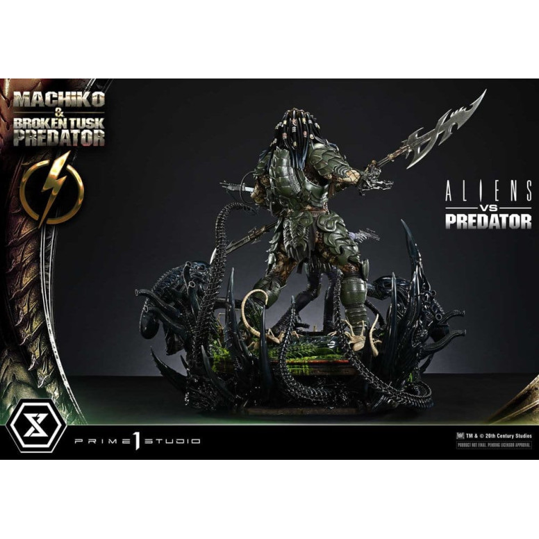 Prime 1 Studio - Aliens vs. Predator (cómic) - Machiko y Broken Tusk, serie Ultimate Premium Masterline, 1/4