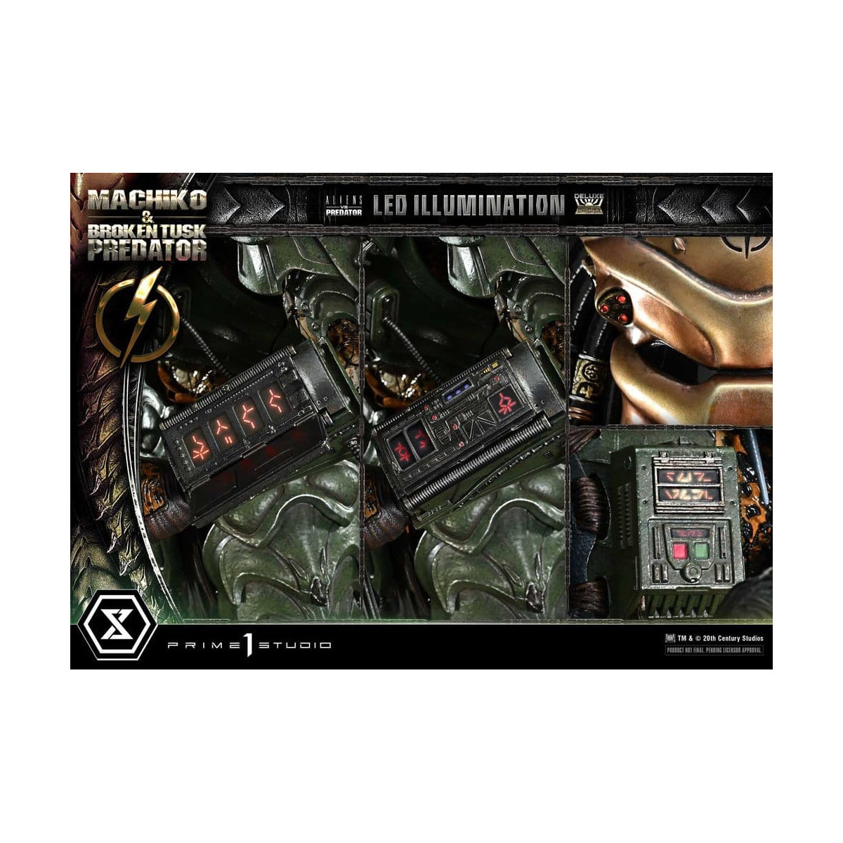 Prime 1 Studio - Aliens vs. Predator (cómic) - Machiko y Broken Tusk, versión DX Bonus, Ultimate Premium Masterline Series 1/4