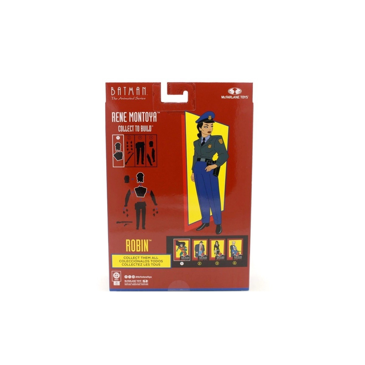 Mc Farlane DC Direct - Robin (Negro y Rojo) BAF René Montoya - Batman: The , 1992 Animated Series