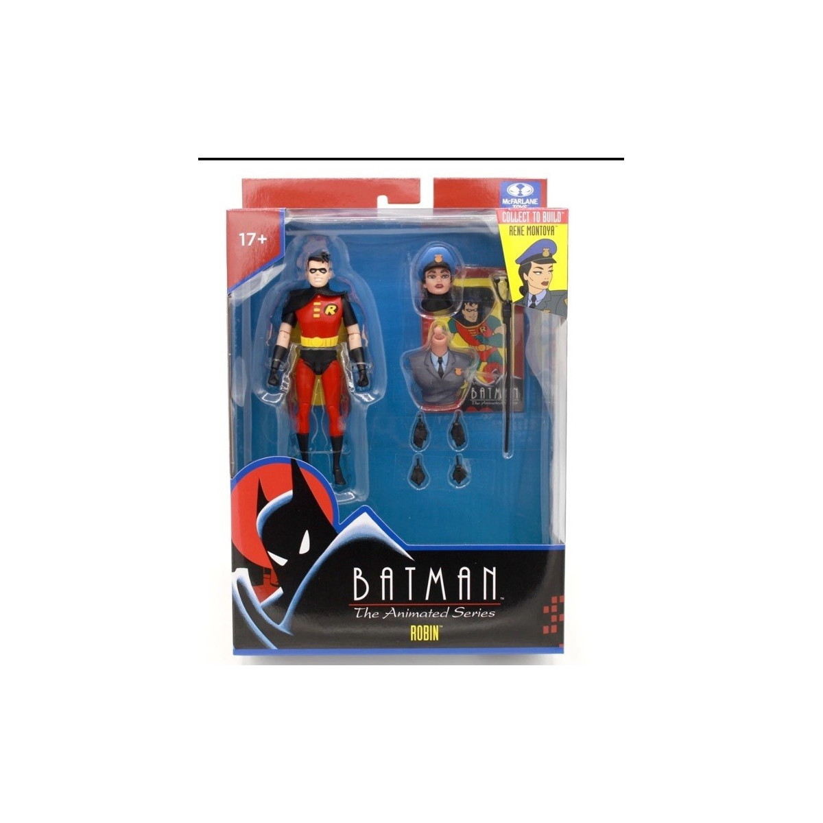 Mc Farlane DC Direct - Robin (Negro y Rojo) BAF René Montoya - Batman: The , 1992 Animated Series