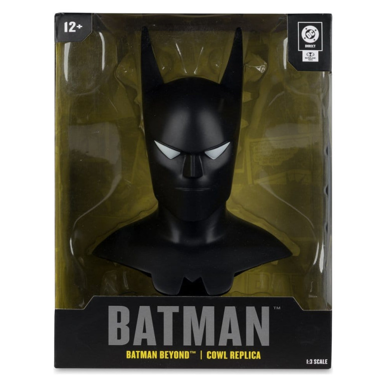 Mc Farlane DC Direct - Réplica de la máscara de Batman de «Batman Beyond» a escala 1/3 - Máscara de Batman
