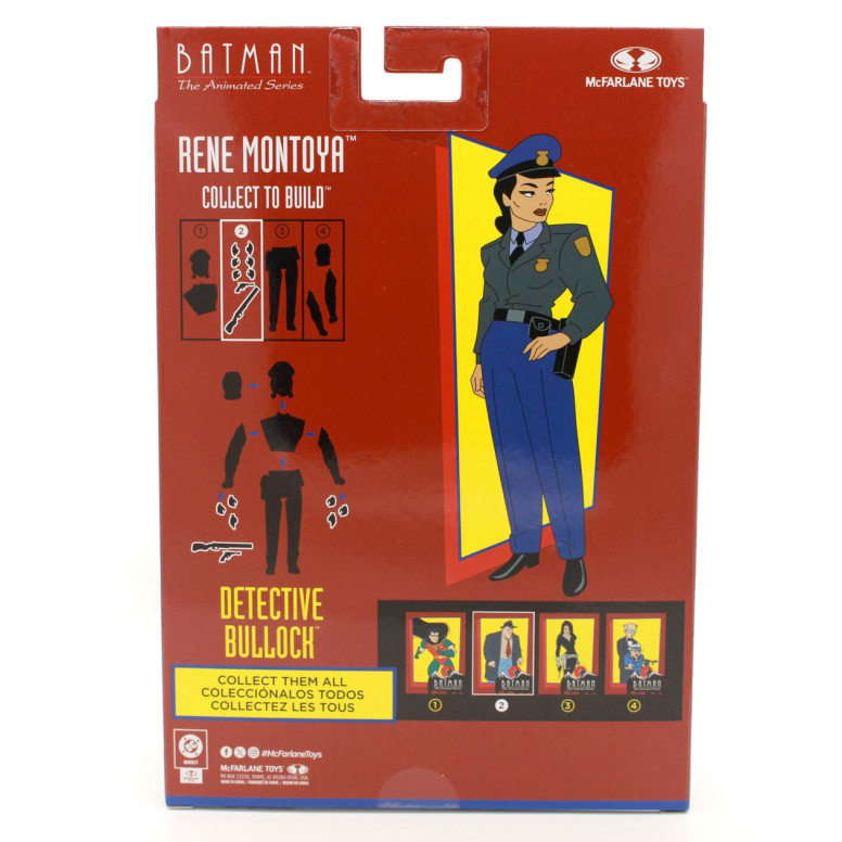 Mc Farlane DC Direct - DETECTIVE HARVEY BULLOCK, BAF Rene Montoya - Batman: The , 1992 Animated Series