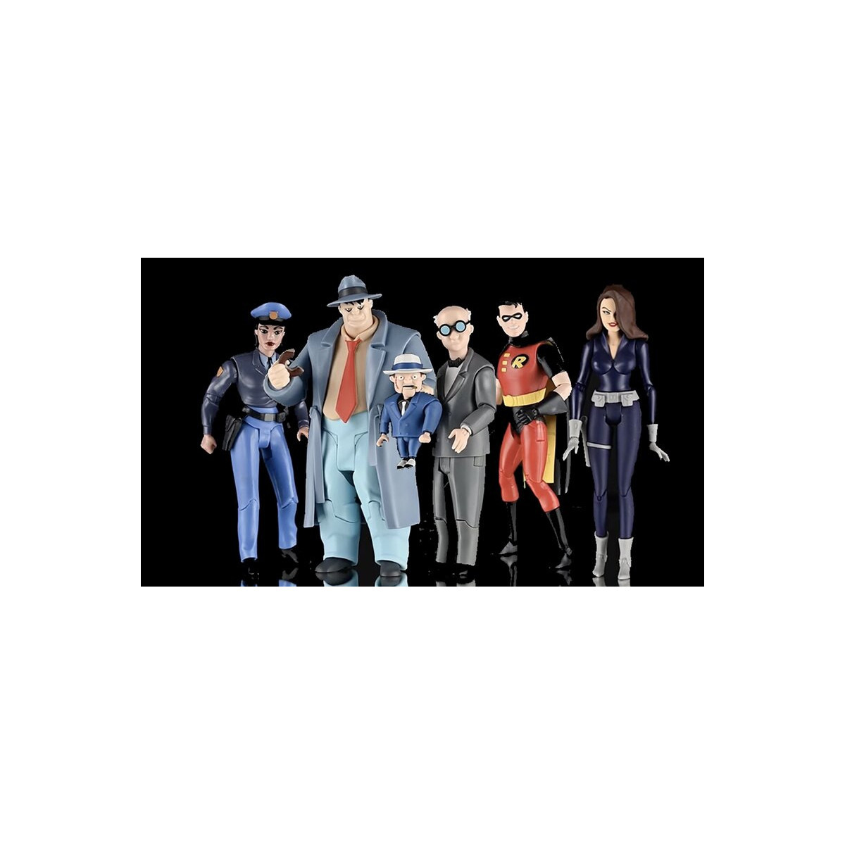 Mc Farlane DC Direct - DETECTIVE HARVEY BULLOCK, BAF Rene Montoya - Batman: The , 1992 Animated Series