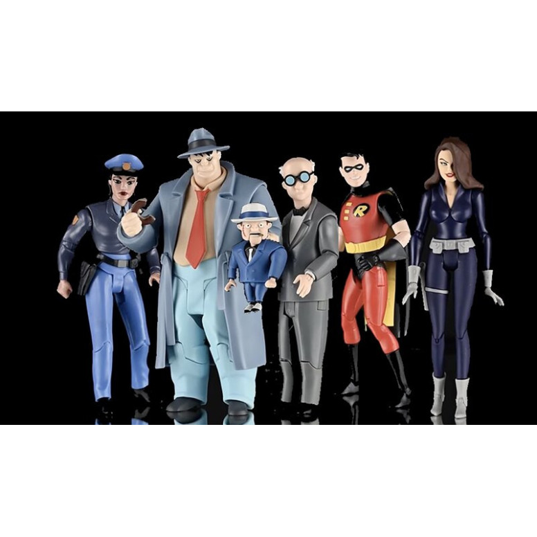 Mc Farlane DC Direct - Robin (Negro y Rojo) BAF René Montoya - Batman: The , 1992 Animated Series