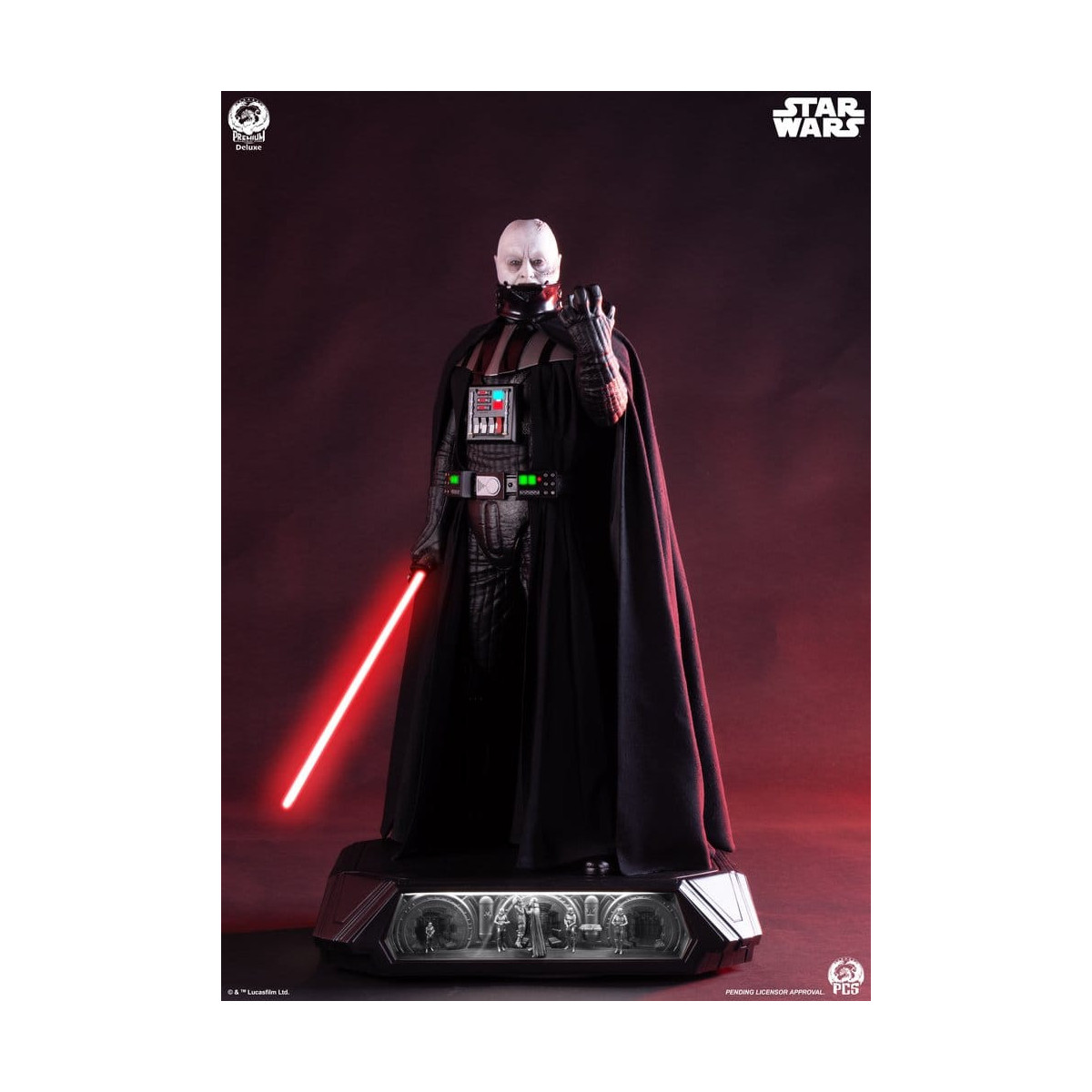 PCS Star Wars - Darth Vader, edición hiperrealista 1/3 - Premium Collectibles Studio
