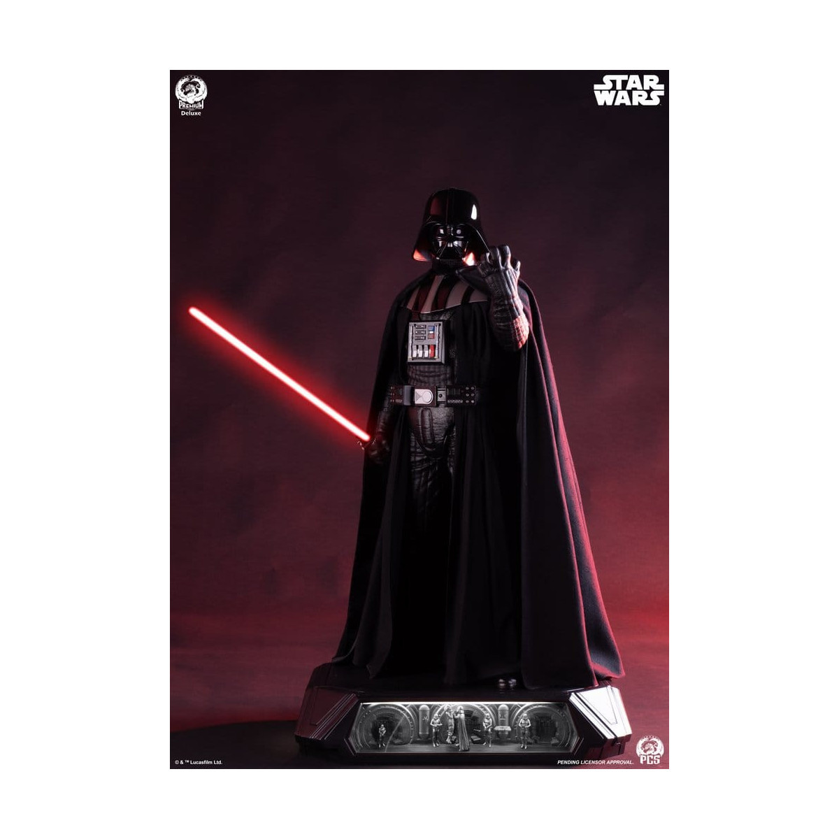PCS Star Wars - Darth Vader, edición hiperrealista 1/3 - Premium Collectibles Studio