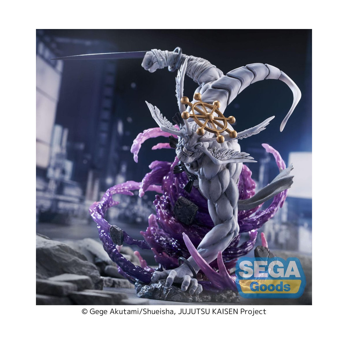 SEGA FIGURIZMA - Espada de ocho mangos «Divergent Sila» del General Divino Mahoraga - Jujutsu Kaisen