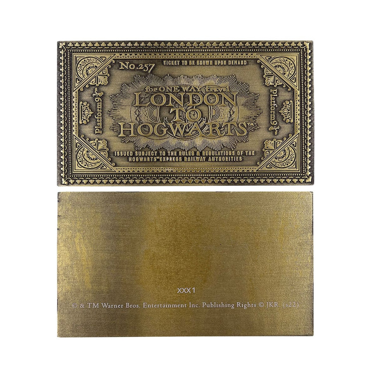 FaNaTtiK - Réplica del billete de tren de Hogwarts de Harry Potter, edición limitada