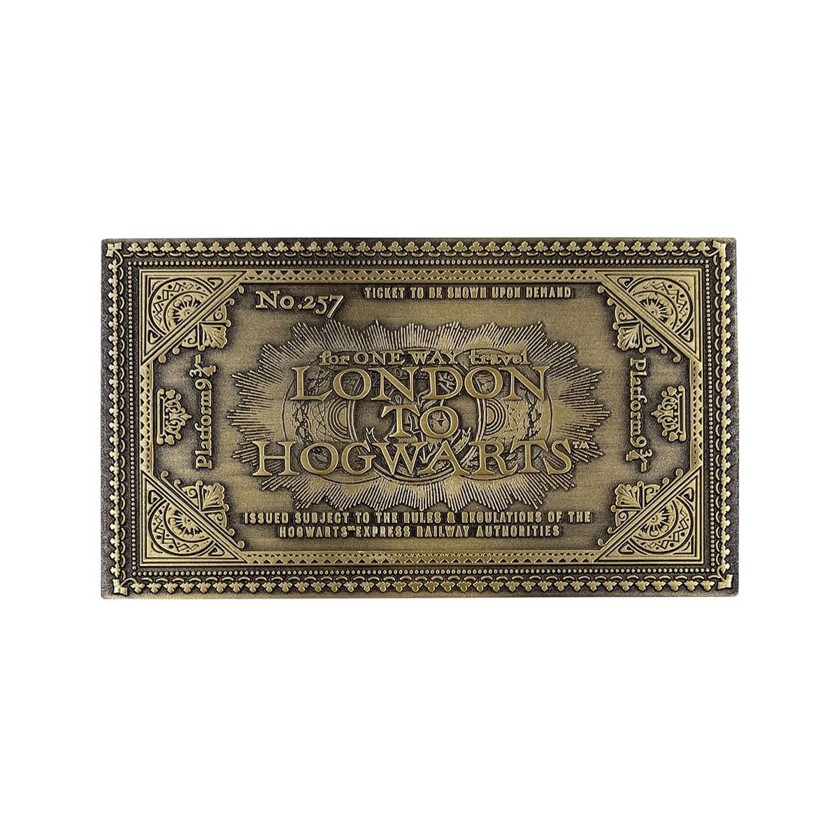 FaNaTtiK - Réplica del billete de tren de Hogwarts de Harry Potter, edición limitada