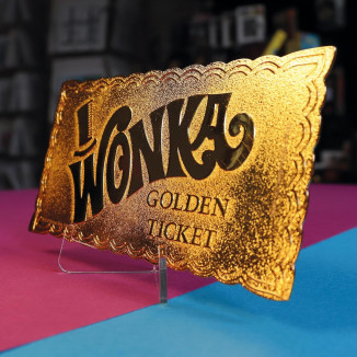 FaNaTtiK - Réplica de «Willy Wonka y la fábrica de chocolate», edición de coleccionista «Golden Ticket»