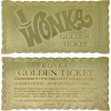 FaNaTtiK - Réplica de «Willy Wonka y la fábrica de chocolate», edición de coleccionista «Golden Ticket»