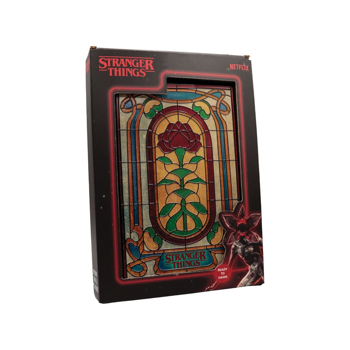 FaNaTtiK - Placa de resina con motivo de vitral de Creel House « Stranger Things »