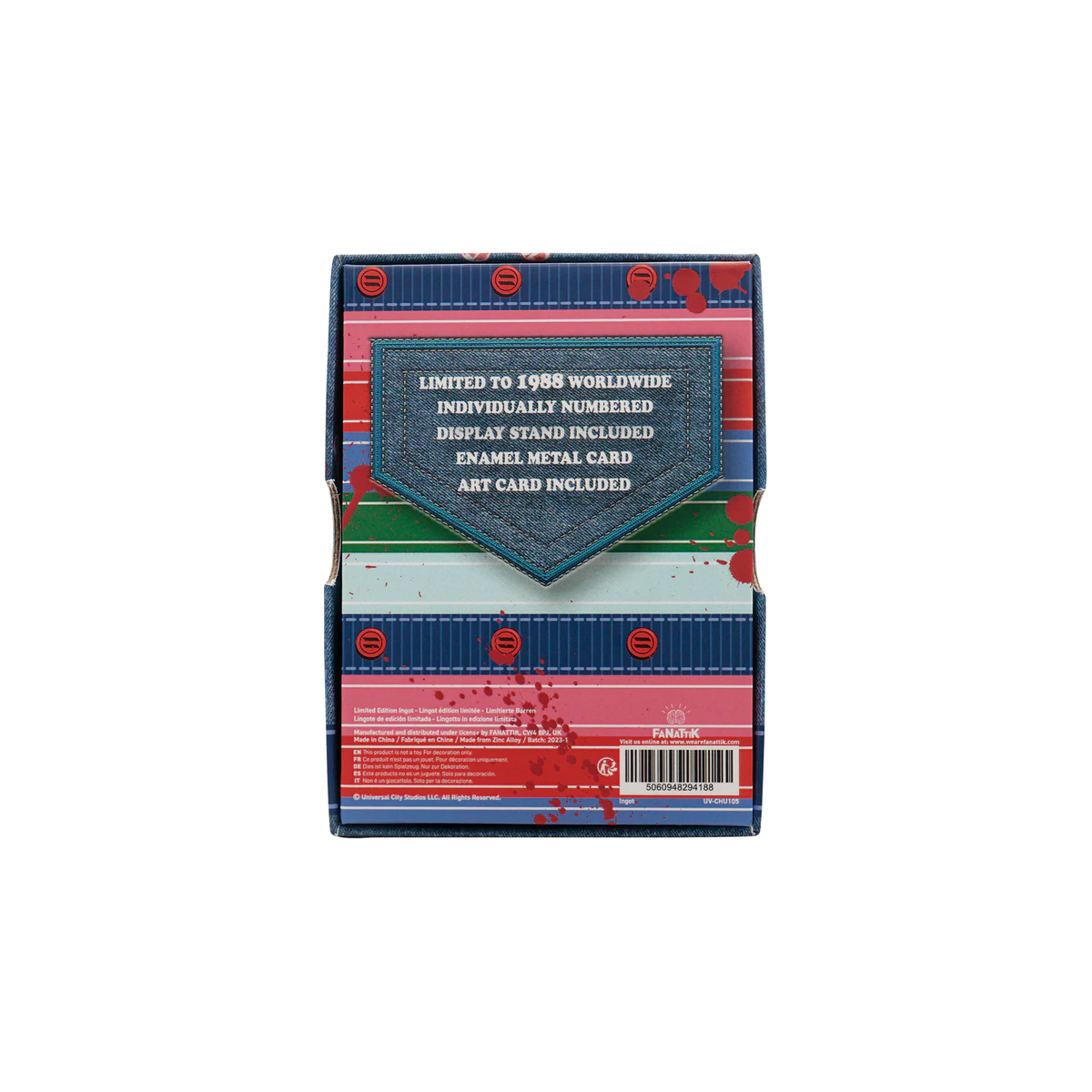 FaNaTtiK - Child's Play - Lingote y carta de hechizo de la edición limitada « Chucky »