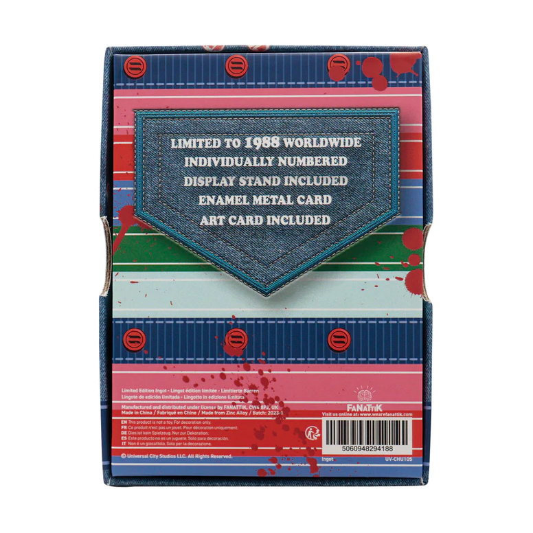 FaNaTtiK - Child's Play - Lingote y carta de hechizo de la edición limitada « Chucky »
