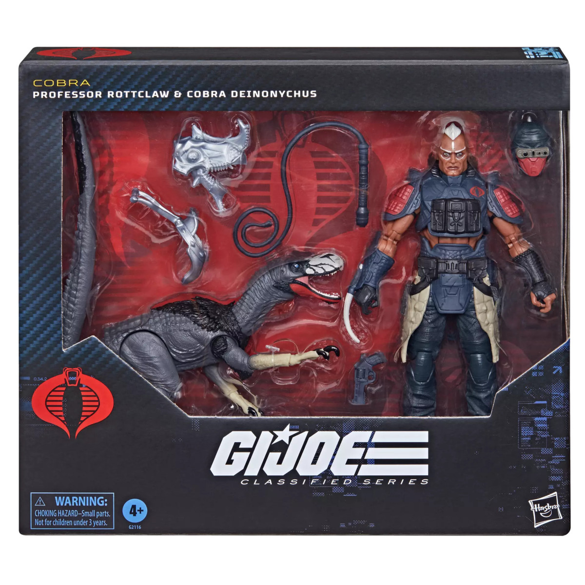 Hasbro G.I.JOE Serie «Classified» - El profesor Rottclaw y el « » Deinonychus Cobra