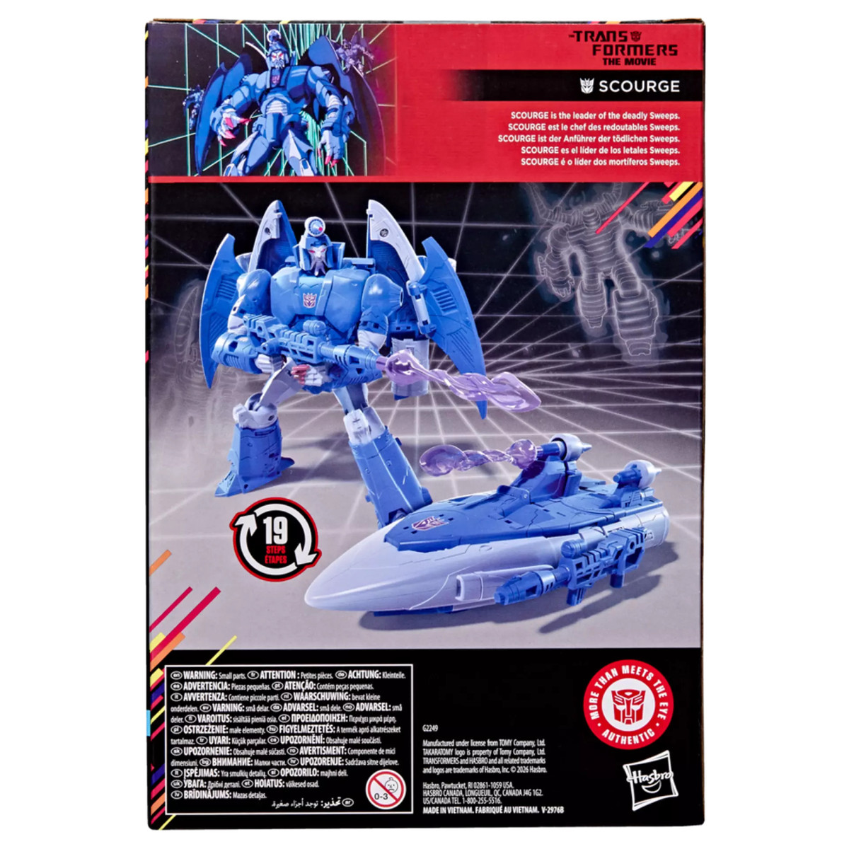 Hasbro - « Transformers: La película» - Clase Voyager «SCOURGE» - Colección Studio Series MTMTE