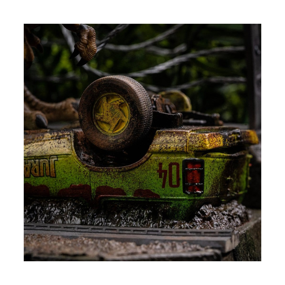 Iron Studios - Set A de T-Rex Breakout - Iconos de « Jurassic Park »