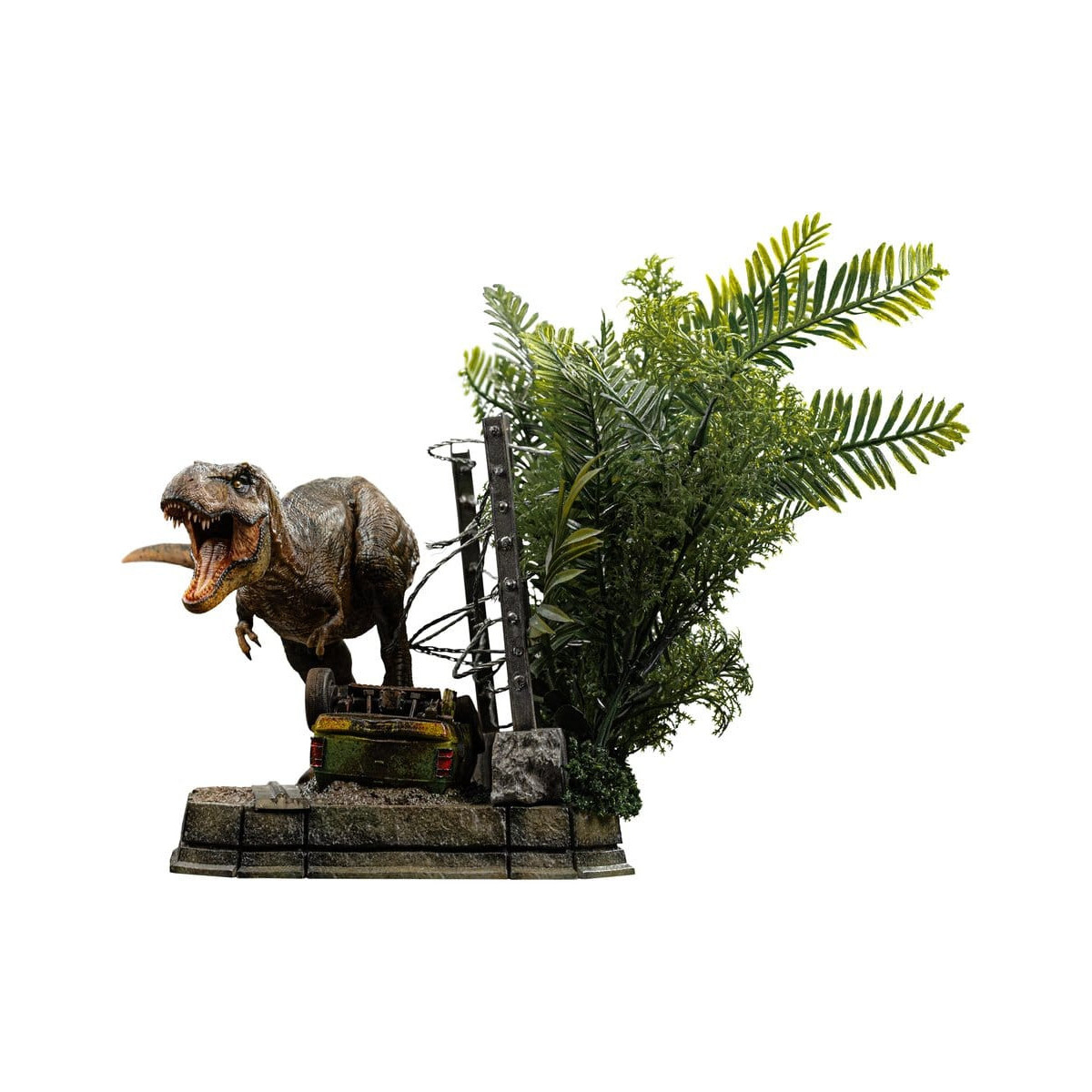 Iron Studios - Set A de T-Rex Breakout - Iconos de « Jurassic Park »