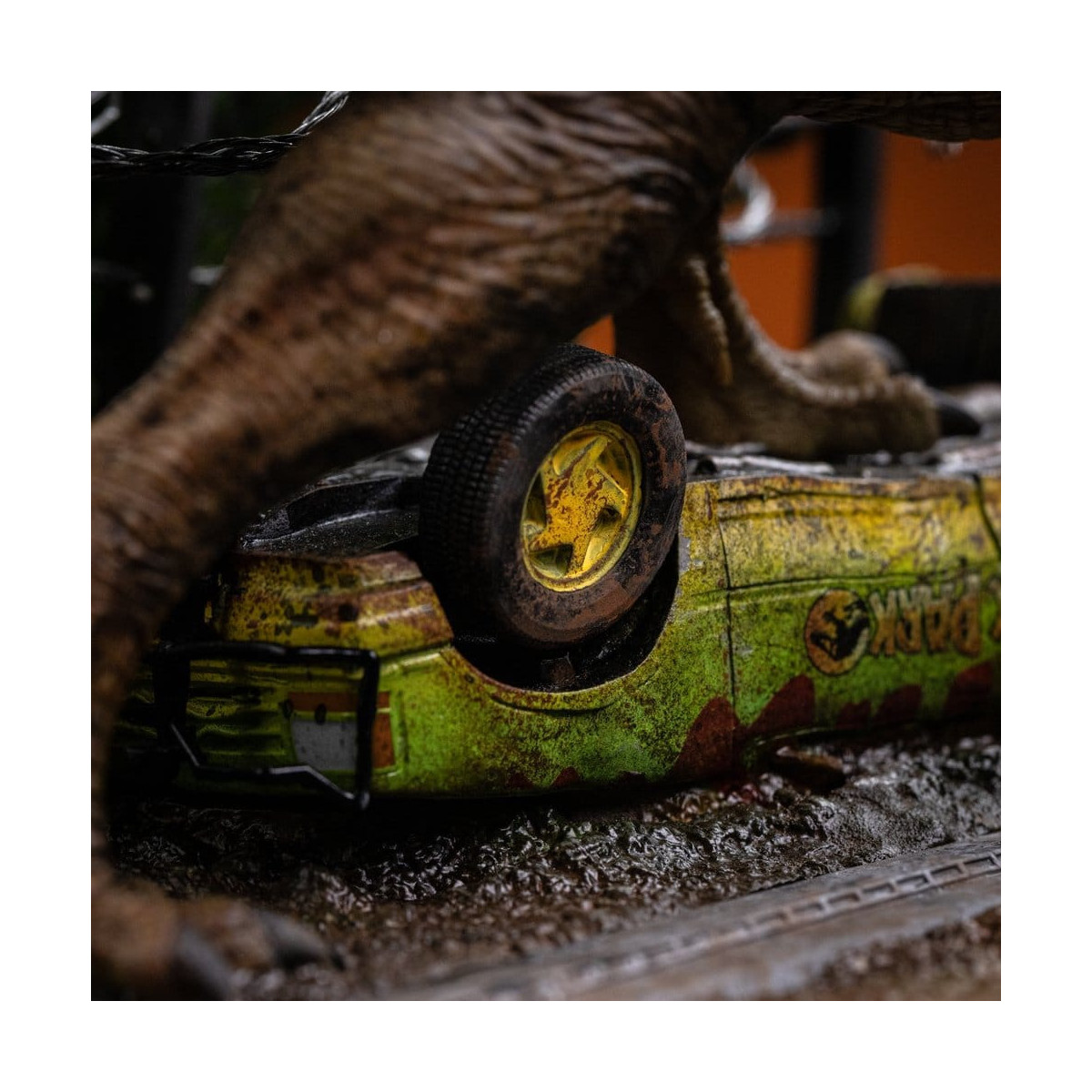 Iron Studios - Set A de T-Rex Breakout - Iconos de « Jurassic Park »