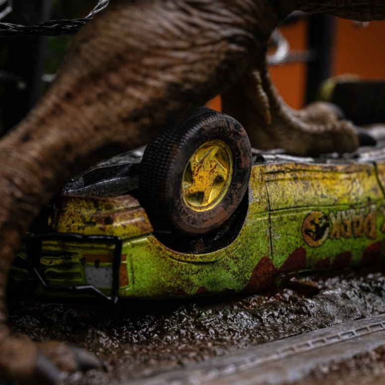 Iron Studios - Set A de T-Rex Breakout - Iconos de « Jurassic Park »