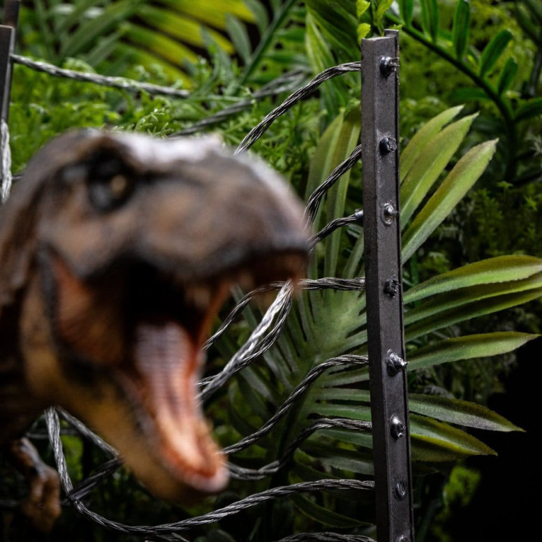 Iron Studios - Set A de T-Rex Breakout - Iconos de « Jurassic Park »
