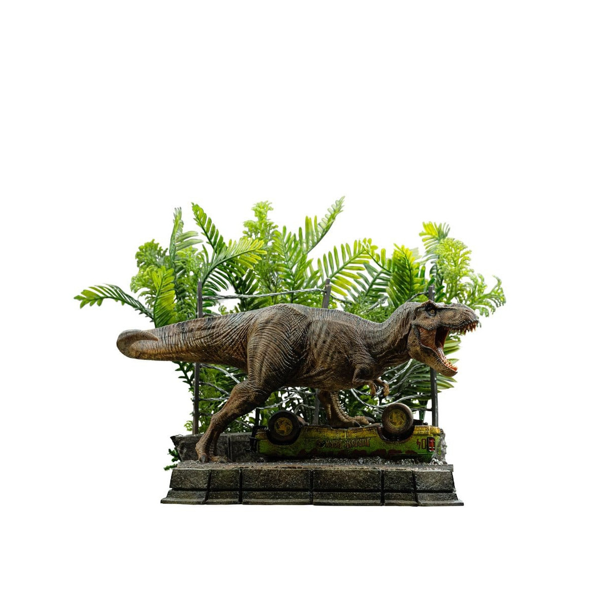 Iron Studios - Set A de T-Rex Breakout - Iconos de « Jurassic Park »