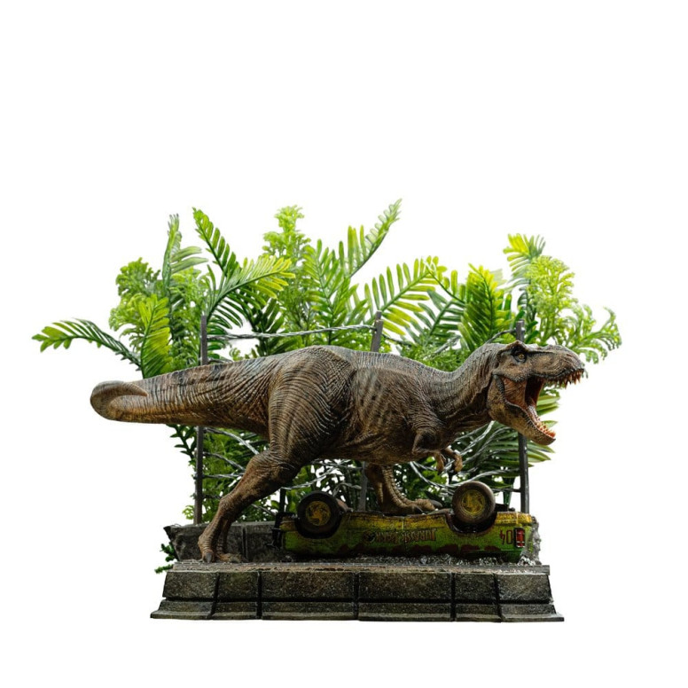Iron Studios - Set A de T-Rex Breakout - Iconos de « Jurassic Park »