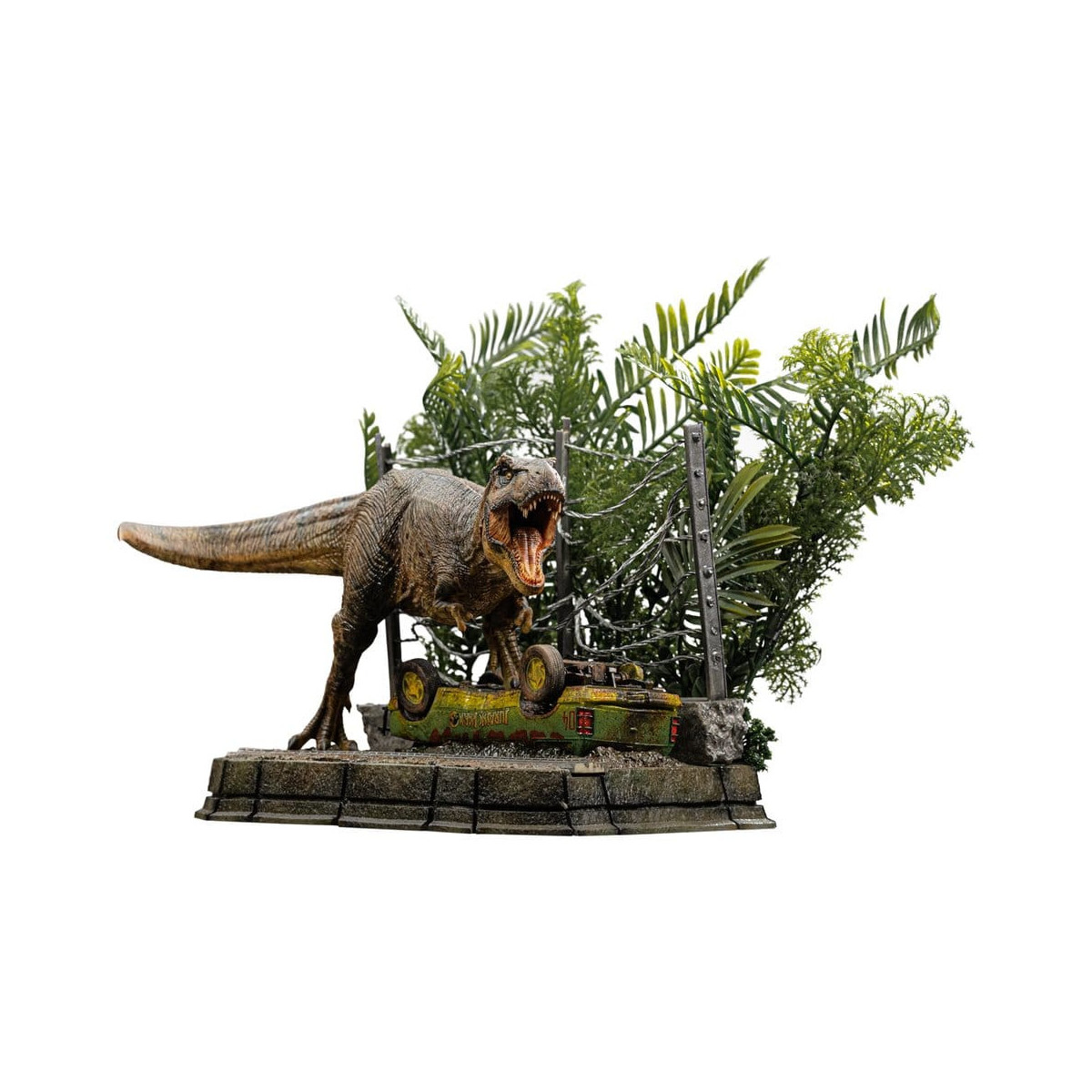 Iron Studios - Set A de T-Rex Breakout - Iconos de « Jurassic Park »