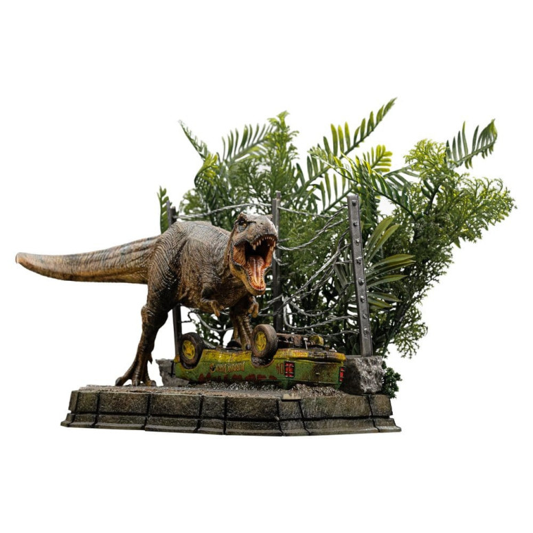 Iron Studios - Set A de T-Rex Breakout - Iconos de « Jurassic Park »