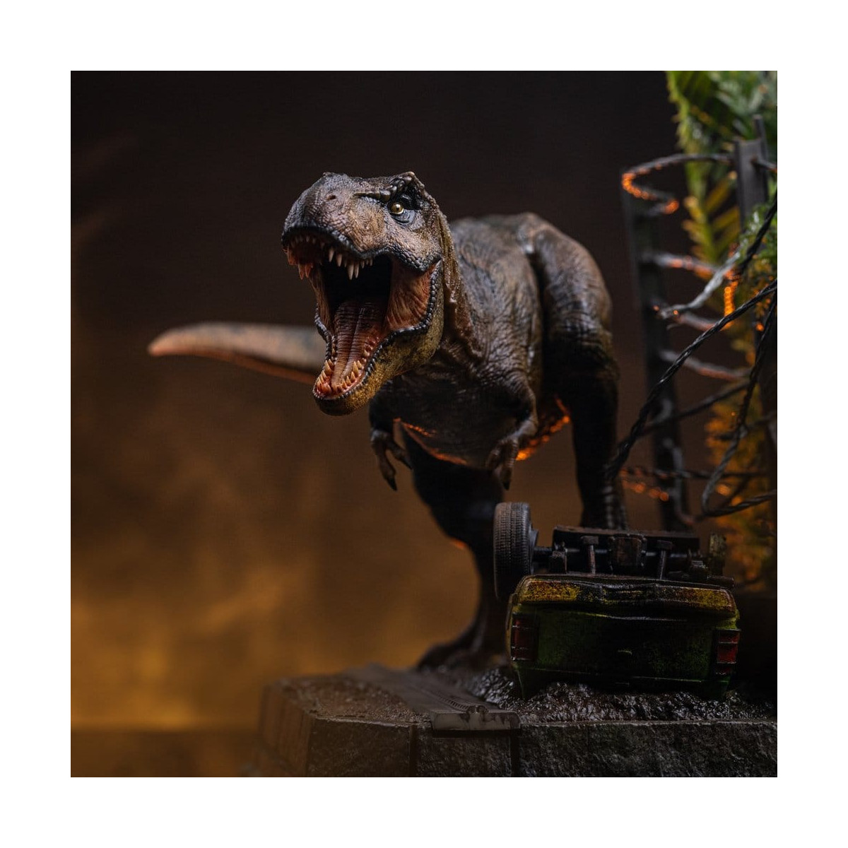 Iron Studios - Set A de T-Rex Breakout - Iconos de « Jurassic Park »