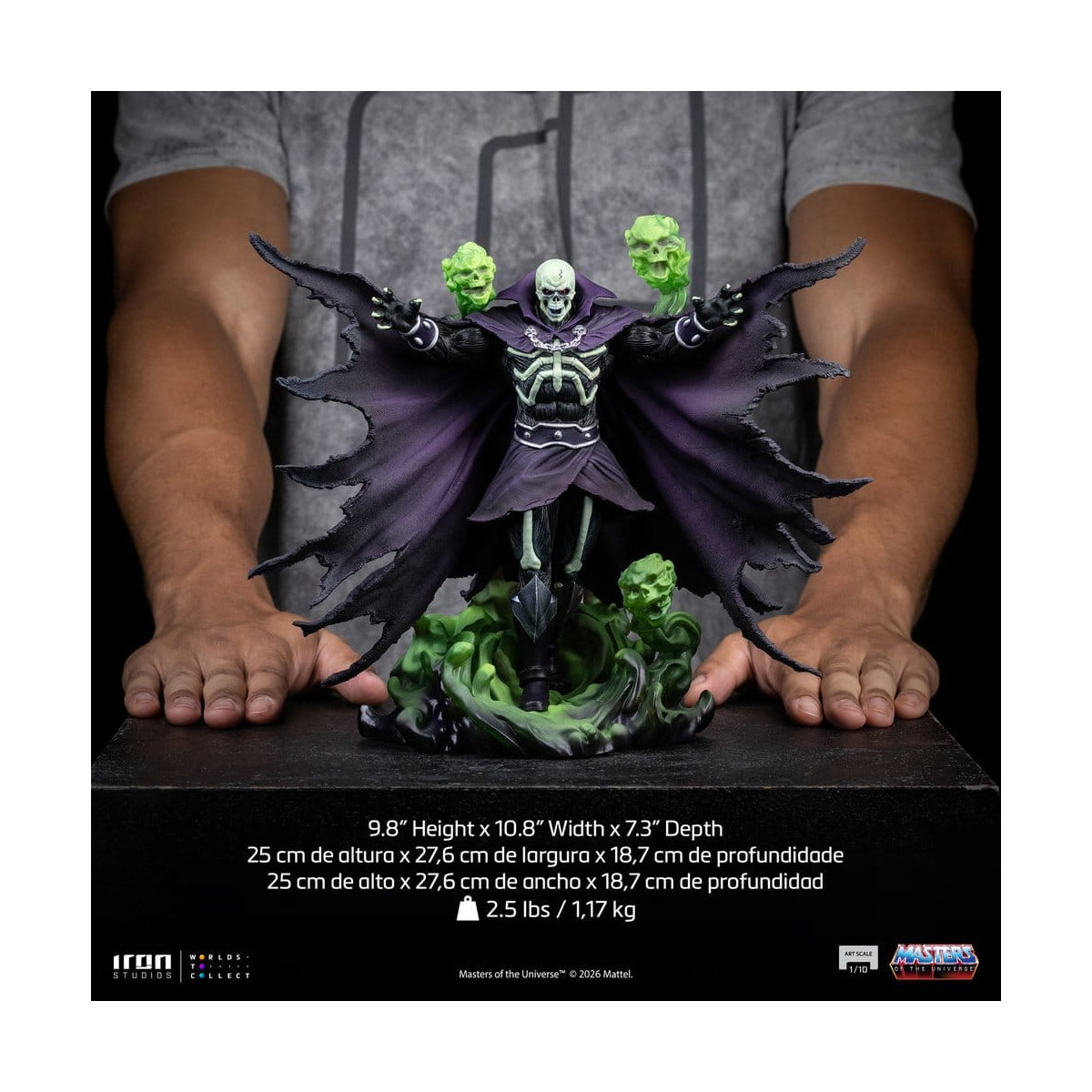 Iron Studios - Scareglow Art, escala 1/10 (GITD) - Masters of the Universe - Los Maestros del Universo
